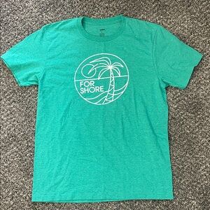 Men's Light Green “For Shore” T-Shirt